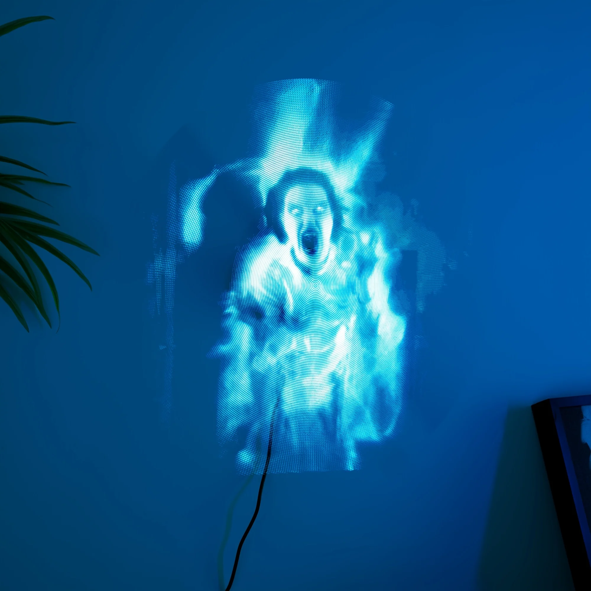 16.1 Inch 3D Holographic Fan Projection Advertising Display Suitable for Commercial Store Signs, Parties, Halloween, Christmas-2
