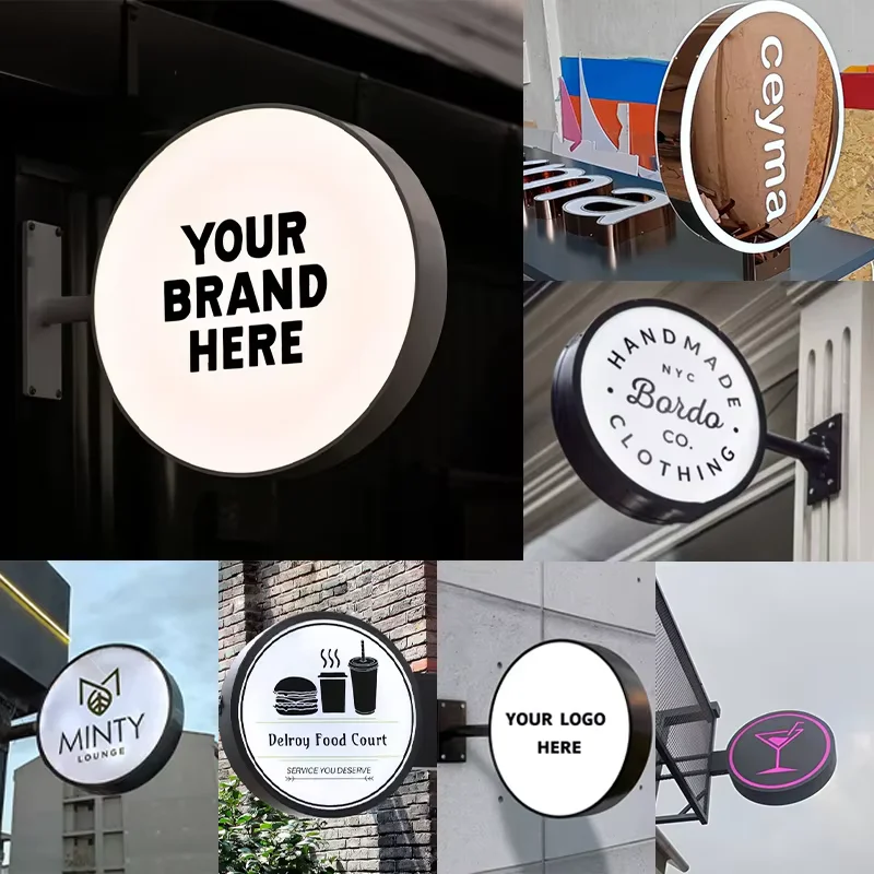 Frontlit Acrylic Lightbox Custom Business Sign Letter Logo Display For Modern Home & Office Signage  Business Lightbox Beauty-2
