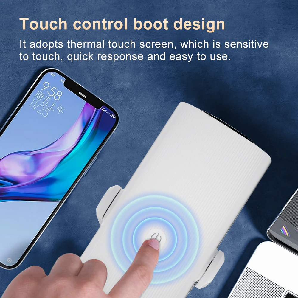 Salange 4K Projector K2 Smart Android11 Built-in Battery Bluetooth Speaker WIFI Auto Focus Keystone Free-Style for Outdoor Movie-6