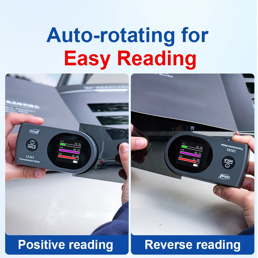 Window Tint Meter Upgrade solar film Transmission Meter 940nm 1400nm IR UV VLT Tint Film Tester LS161 LS161A-4