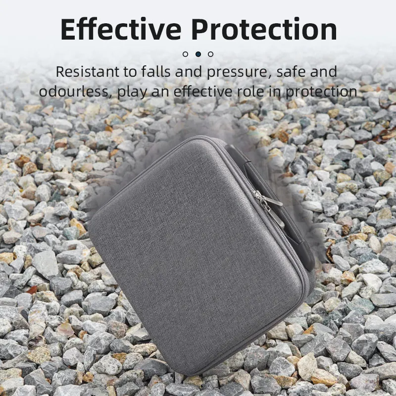 BRDRC Storage Case Carrying Bag for DJI Action 5 Pro/Osmo Action 4 Camera Protector Accessorise Portable Travel Case Handbag-3