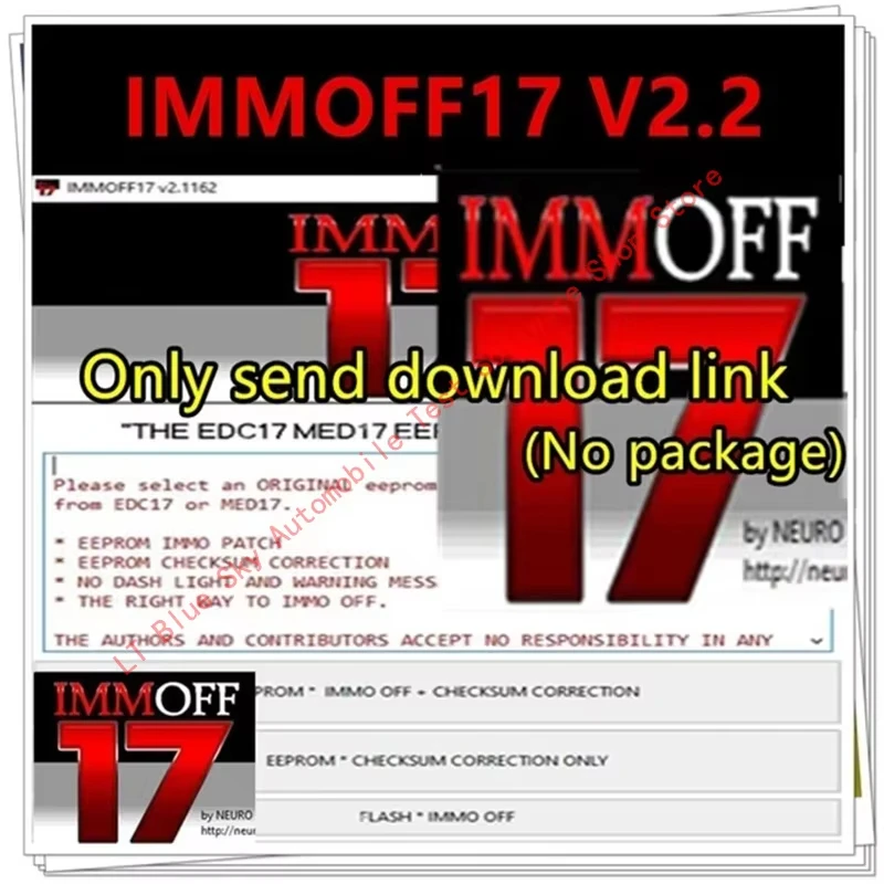 Herramientas de accesorios para automóviles IMMOFF17 Software-3