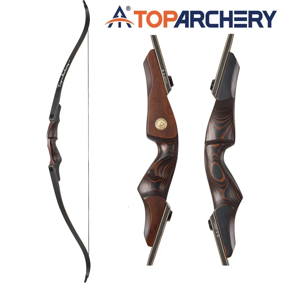TOPARCHERY 60" Takedown Archery Recurve Bow Adult for Right Hand  Outdoor Hunting Shooting Practice Accessories 30-60lbs