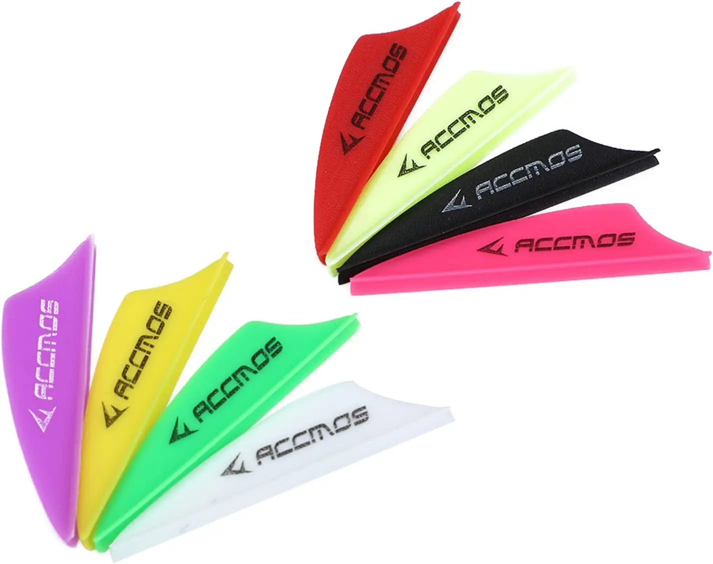 1.75 inch Archery Arrows Vanes Plastic Arrow Feather Fletching for DIY Archery Hunting Targeting Arrows (50pcs)-5