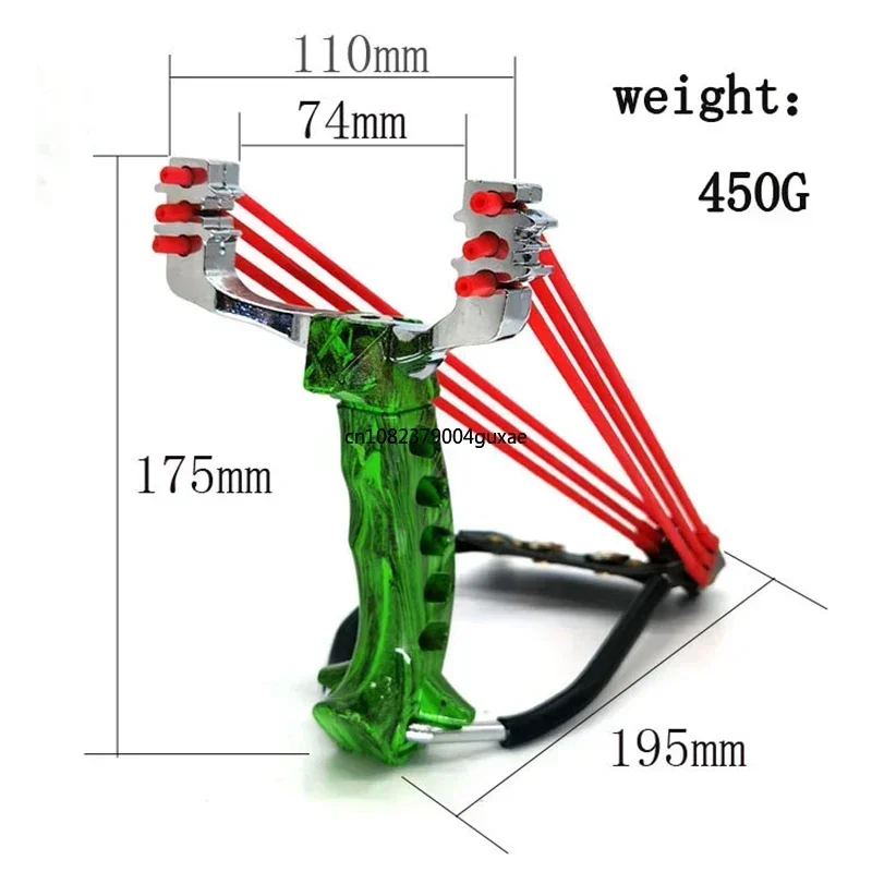Metal Powerful Slingsshot Professional Slingshot  Hunting Outdoor Shooting Package Hunting Acessories Manual tools-3