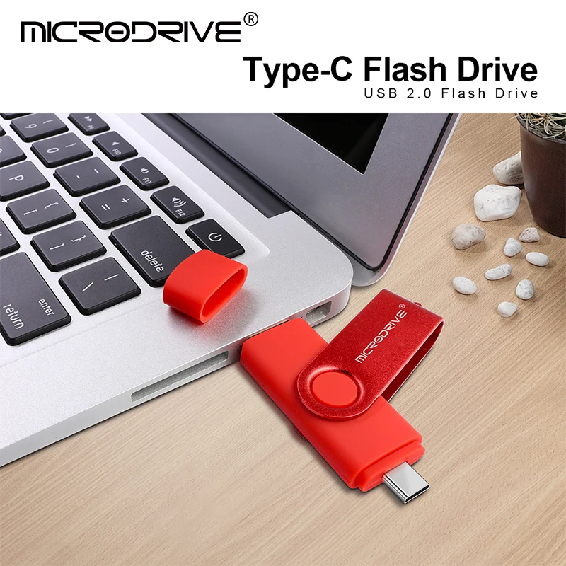 Metal OTG 2 IN 1 Type C pen drive 128GB usb memory stick 4GB 8GB 32GB 64GB 128GB cle usb cle usb flash drive memoria usb-6