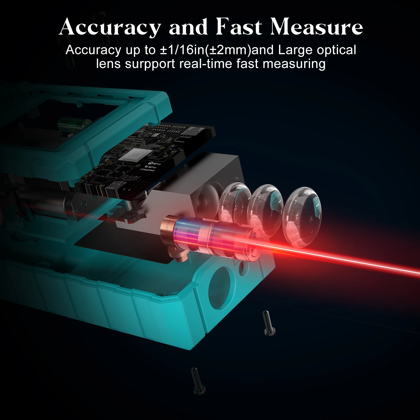 Kiprim Laser Rangefinder 50M 70M 100M Mini Laser Measurement Tool Laser Tape High Accuracy  Multiple Measurement Functions-5