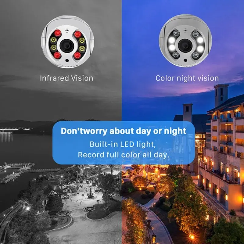 8MP 4K IP Camera 5MP Speed Dome Auto Tracking PTZ Camera Smart Home Outdoor Wireless WIFI Camera Surveillance Monitor-3