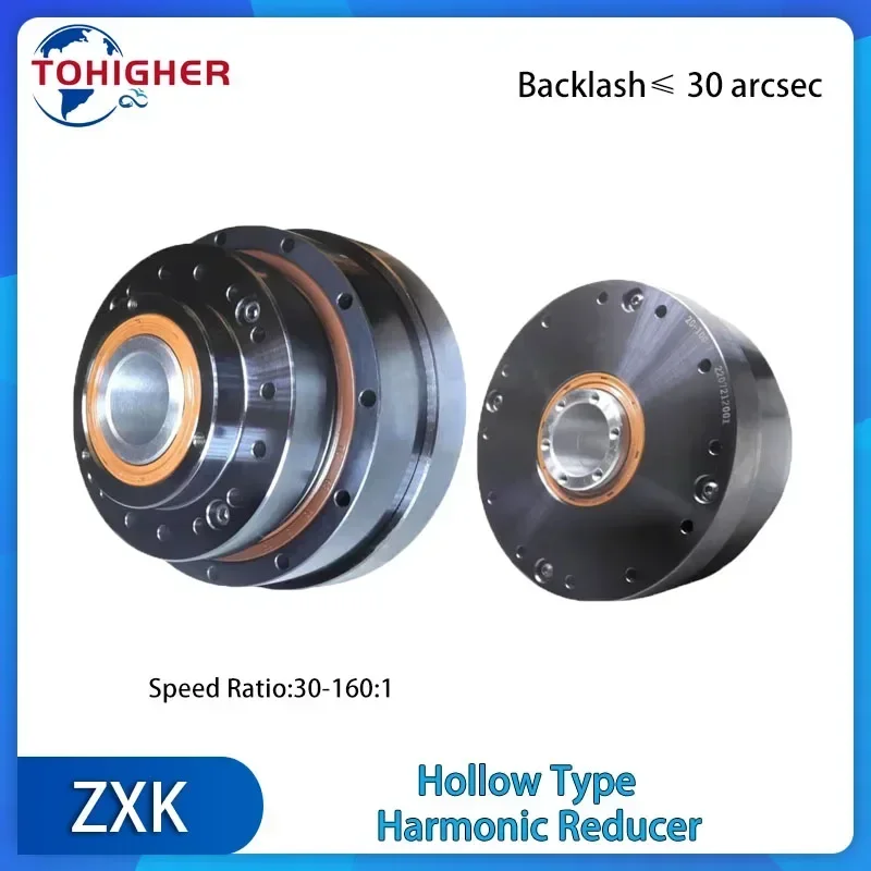 High Torque Hollow Shaft HarmonicGear Drive Stepper Servo Reducer Precision Servo Gearbox for Industrial Robotic Arms Automation