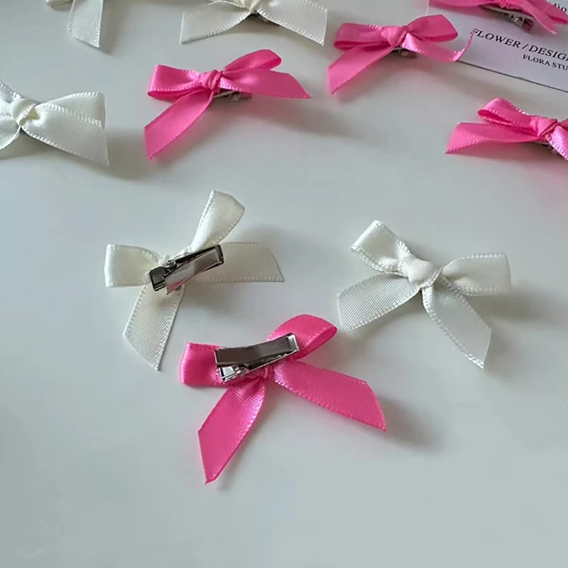 18 piece set of women's hair accessories, colorful ribbons, bows, hair clips, fashionable, sweet, cute hair claw straps, lace el-5