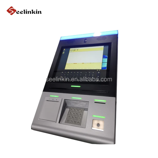 Touch Screen Self Service Payment Kiosk Digital Vending Machine Charging Station Wall Mounted Crypto ATM-3