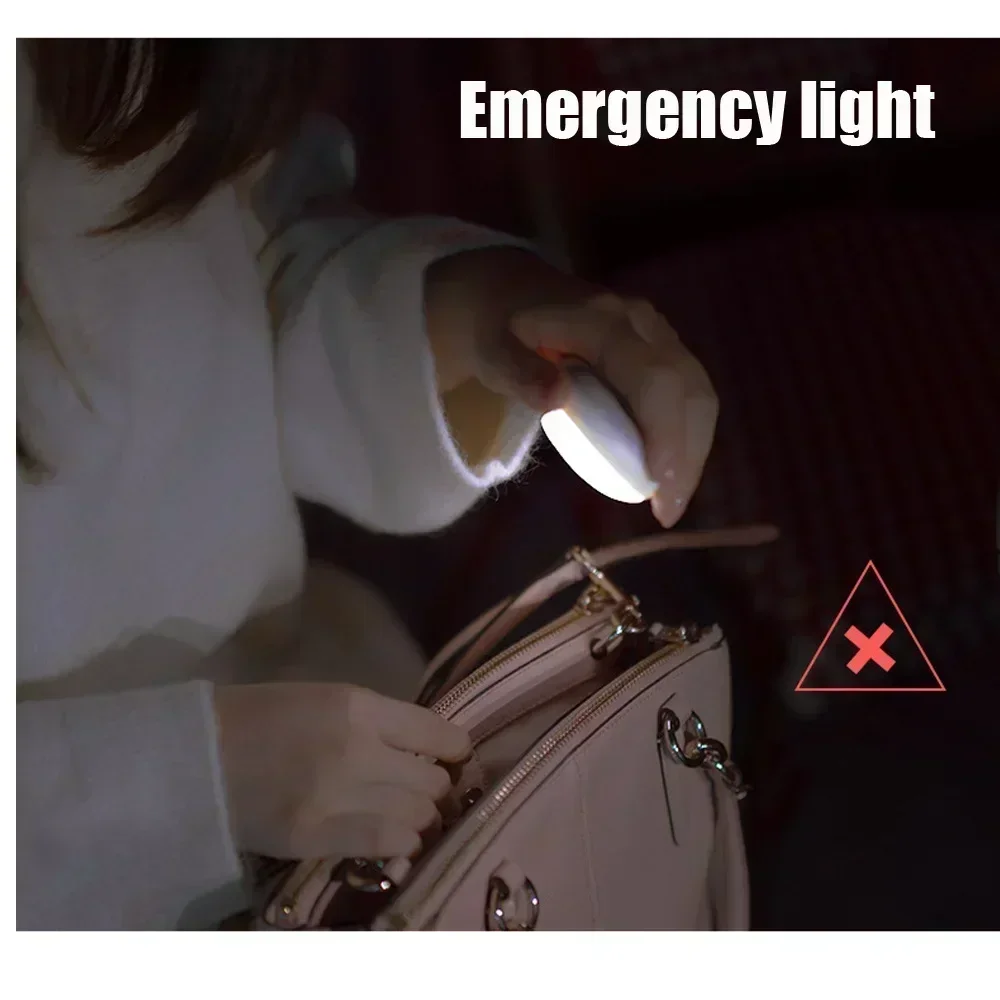 Xiaomi Night Light LED With PIR Motion Sensor Rechargeable USB Kitchen Cabinet Night Lamp For Bedroom Room Decoration-4