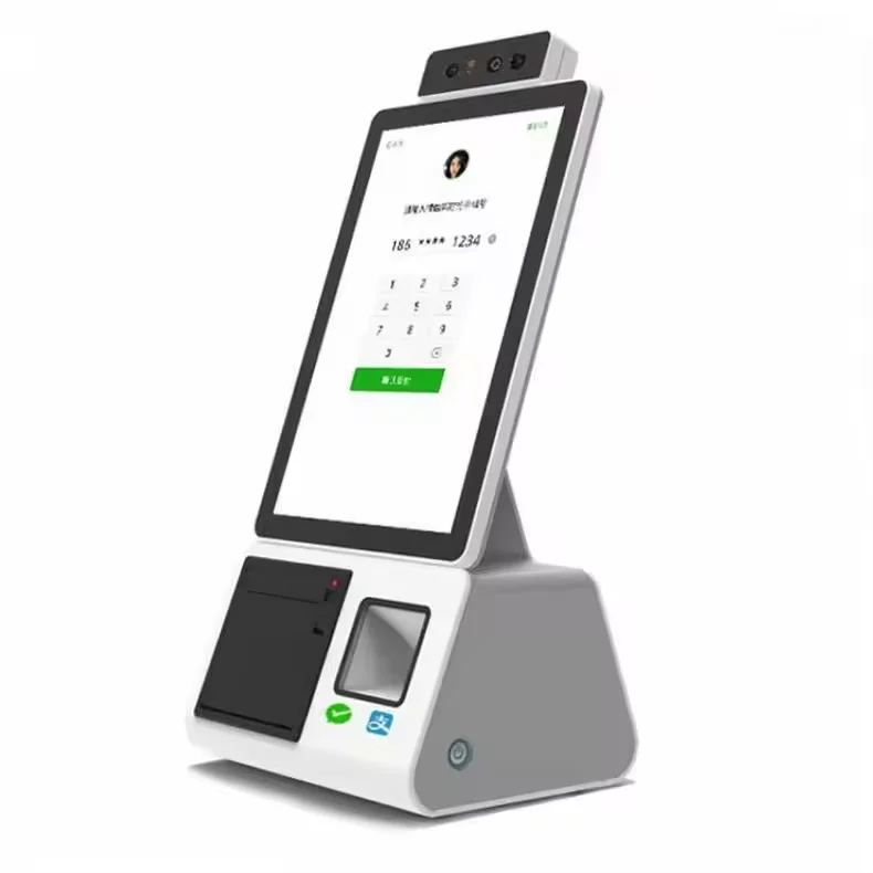10.1 inch  Capacitive touch screen desktop Self Service Kiosk  self service android kiosk all in one kiosk desktop