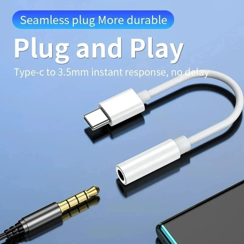 Type C to 3.5mm Jack AUX Audio Adapter Cable for iPhone 15 16 Pro Max 16e Samsung Huawei Xiaomi Redmi POCO Earphone Converter-4