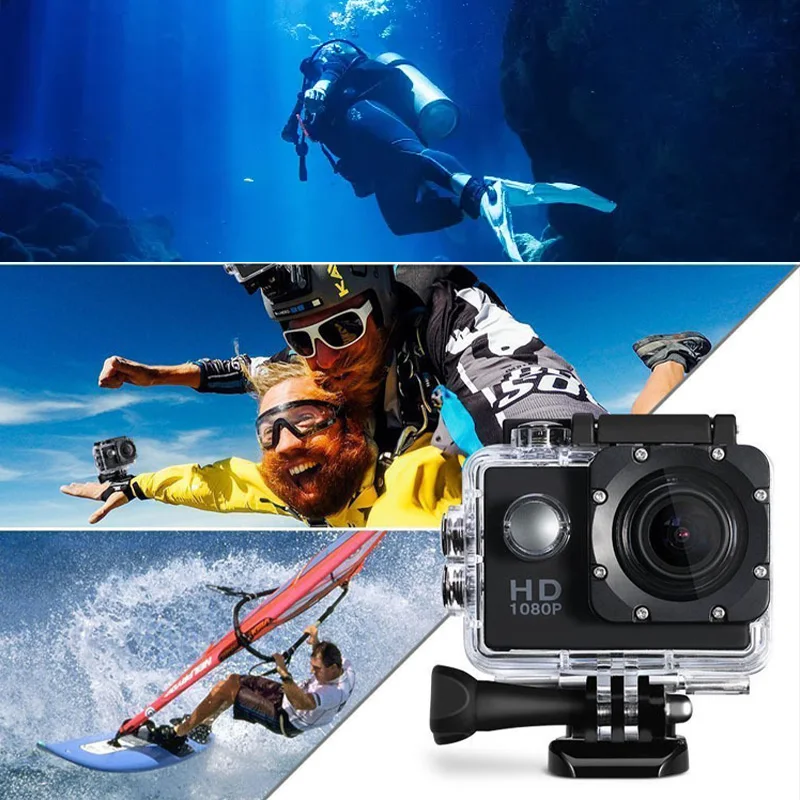 Full HD 1080P Waterproof Camera 2.0 Inch Camcorder Sports DV Go Car Cam Pro Mini Sports DV Camcorder With Cam Accessories-4