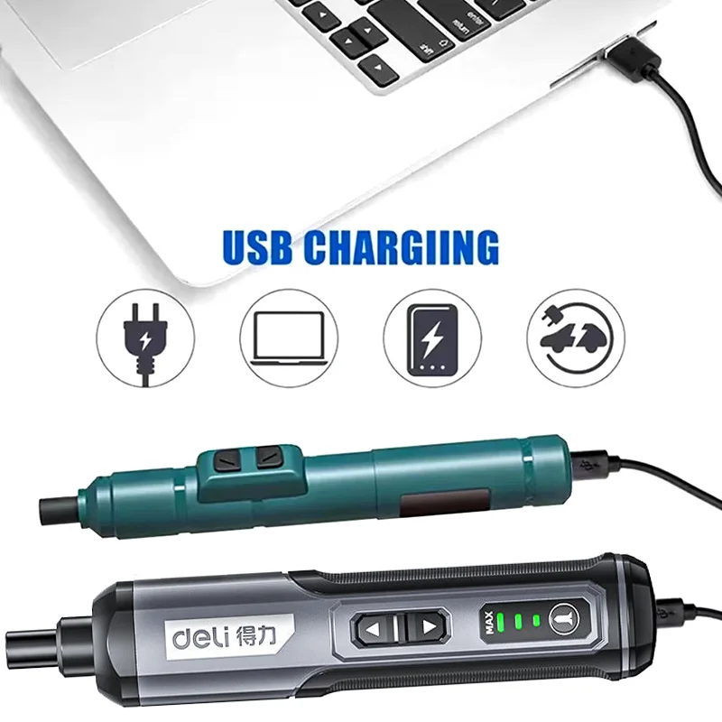 Cordless Electric Screwdriver Rechargeable 2000mah Lithium Battery Mini Drill 4V Power Tools Set Household Maintenance Repair-5