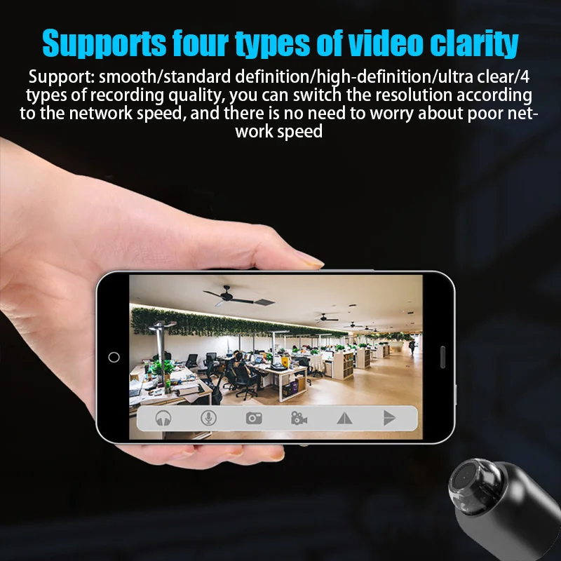 Full 1080P HD X5 Mini WiFi Camera Baby Monitor Home Security Camcorders IR Night Vision Motion Detection Wide Angle IP Cameras-4