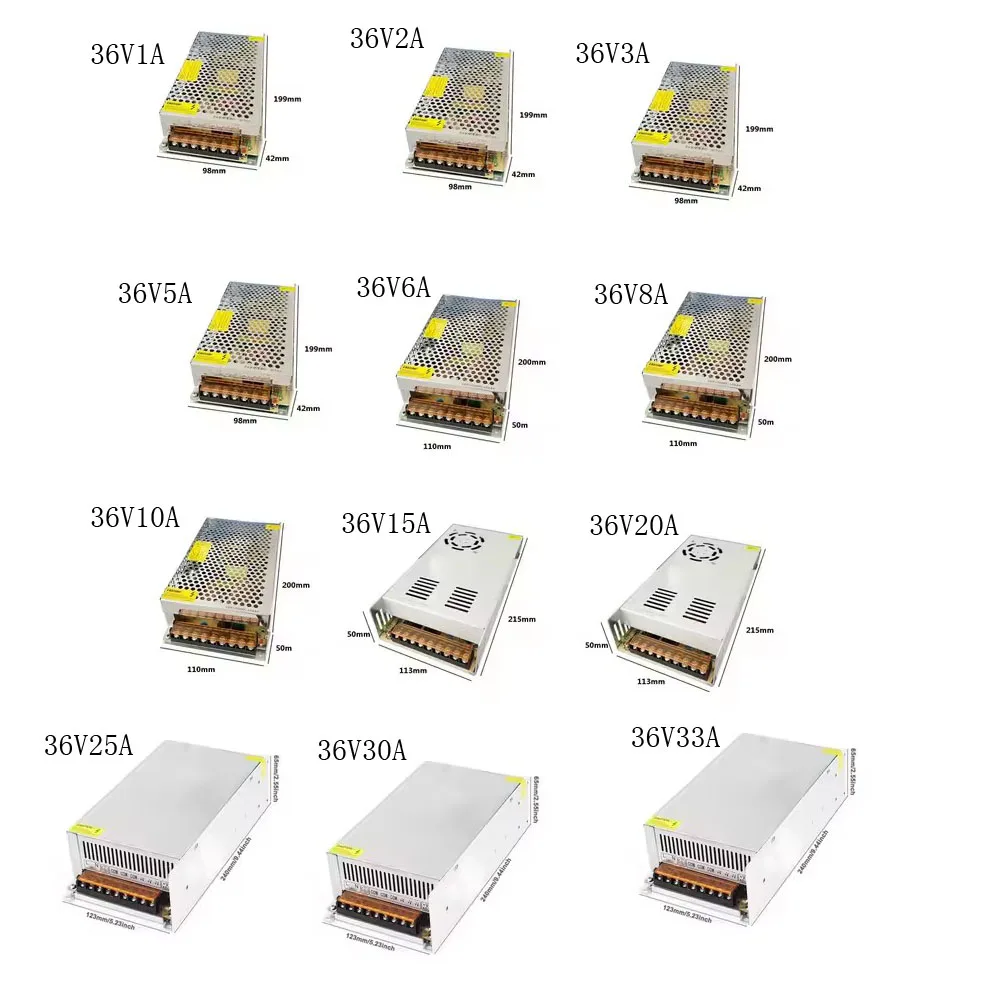 DC 5V 12V 24V 36V 48V Switching Power Supply 2A 3A 4A 5A 8A 10A 15A 20A 30A 40A 50A Transformer Power LED lighting Adapter-5