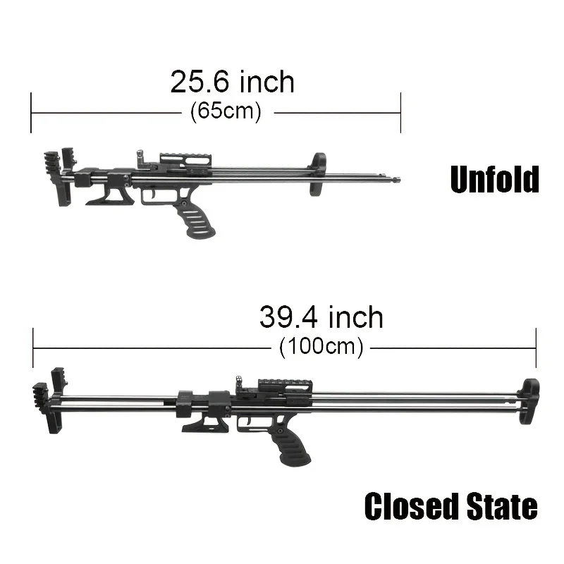 Red/green Laser Aiming Slingshot 80 Pound Telescopic Long Pole Metal Slingshot Outdoor Hunting Shooting DIY Hunting Accessories-3