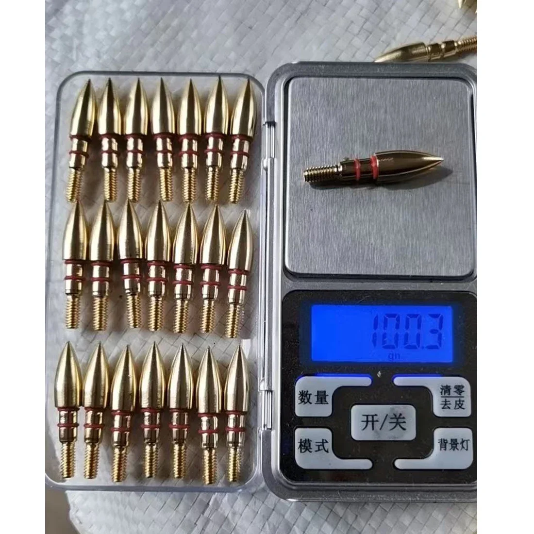 12pcs Archery ID6.2mm OD7.6mm Arrow Points Tips Target 75/100GR O Rubber Ring Aluminum Insert Compound Bow Hunting-3