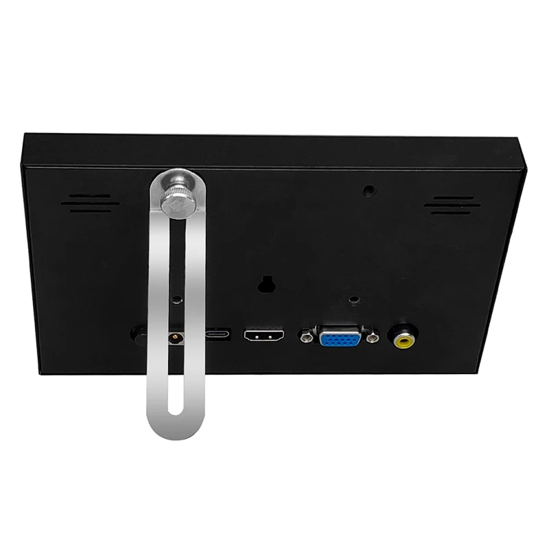 7 Inch Portable Monitor 1024x600 IPS LCD HDMI-compatible VGA AV Input DC Type C Power  Screen for PC Laptop Camera TV Box DVD-5