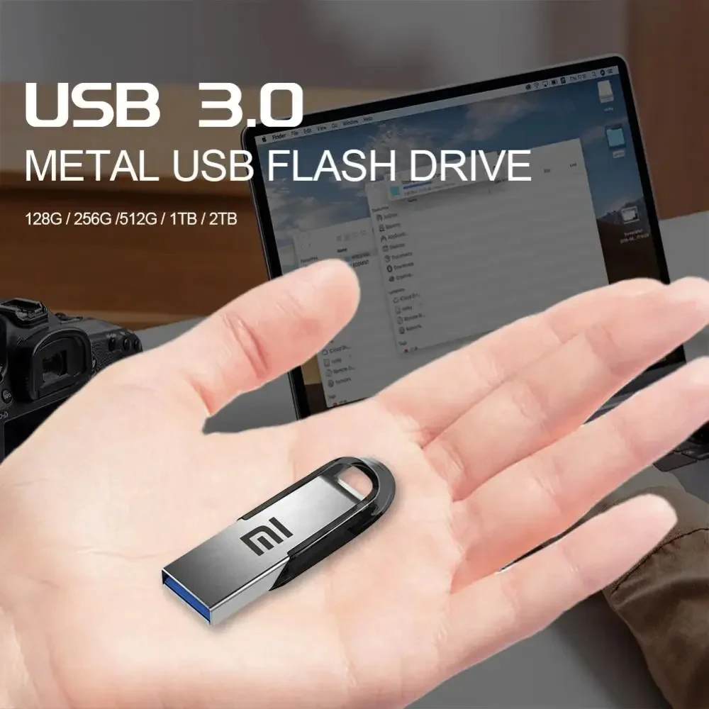 Xiaomi 2TB USB Flash Drives Pen Drive 1TB Memory Waterproof U Disk High-Speed USB 3.0 Data Transmission Metal USB Flash Drive-4