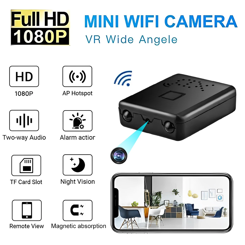 New Full HD 1080P Mini Eecret Camera, Night Vision Home Safety Camera With Motion Detection And Recorder, Remote Support-2