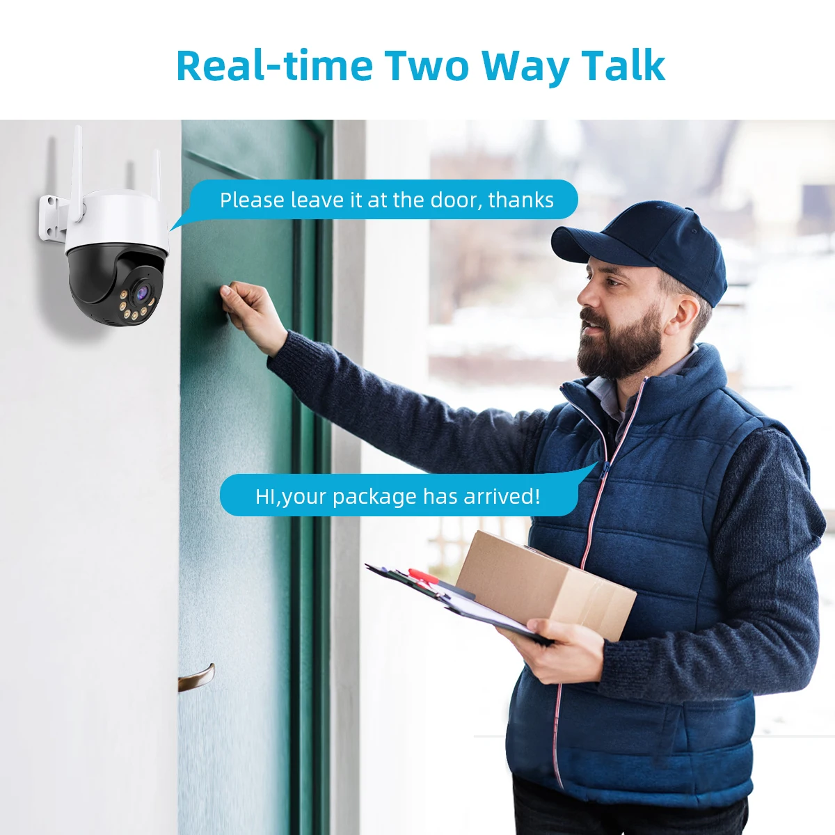 8MP 4K IP Camera 5MP Speed Dome Auto Tracking PTZ Camera Smart Home Outdoor Wireless WIFI Camera Surveillance Monitor iCsee-4