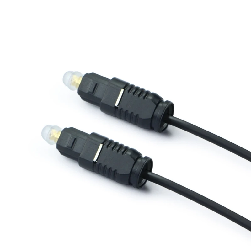 1m 1.5m 2m 3meter 5m Fiber Wire Line Digital Optical Cable SPDIF Square Mouth TOSLINK Connector Cord-2