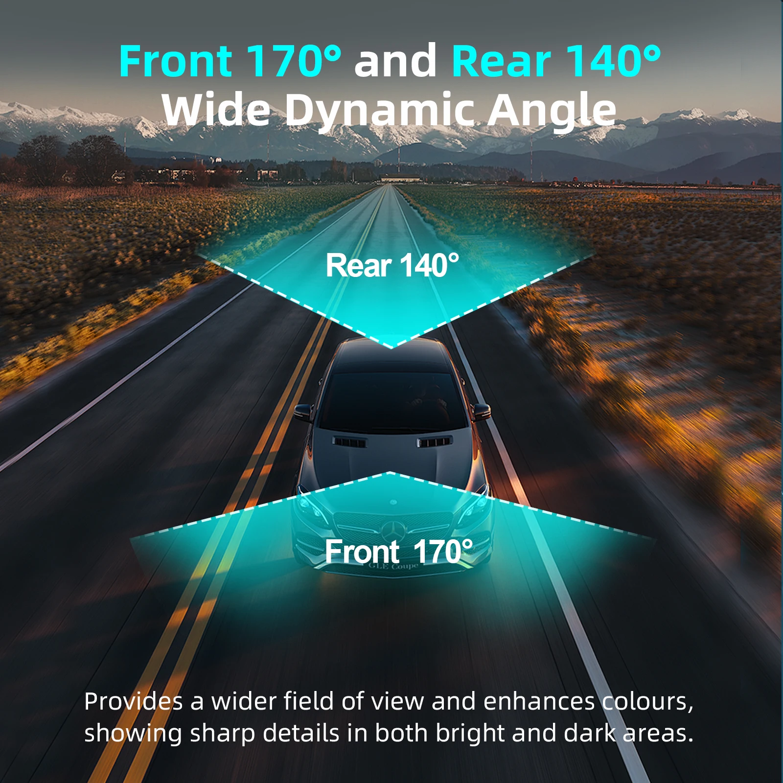 Aprilboy 4K WIFI Dash Cam 2160P Car DVR Front and Rear Dual Lens Auto Car Camera with Night Vision G-Sensor 24H Parking Monitor-4