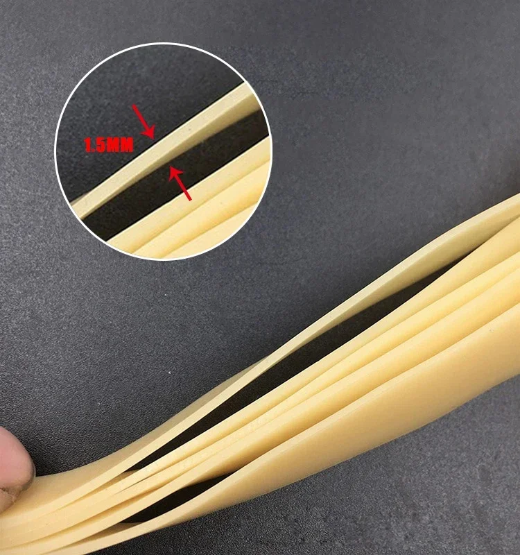 5Pcs Powerful Hunting Outdoor Kit Catapult Latex Tape Replacement Accessory Natural Rubber Flat Elastic Band For Slingshot-4