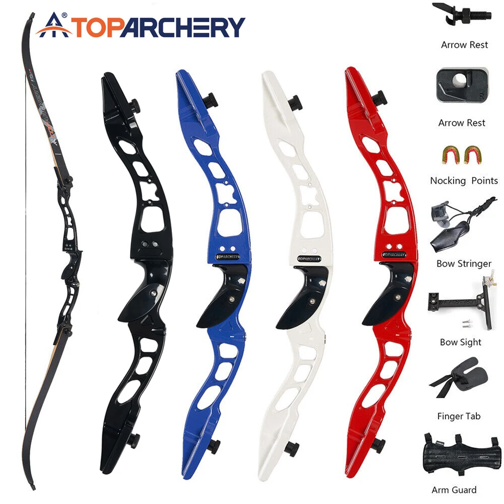 Toparchery 66 Inch Archery Takedown Recurve Bow for RH Adults Youth Hunting Target Practice Professional Sport Competition Bow