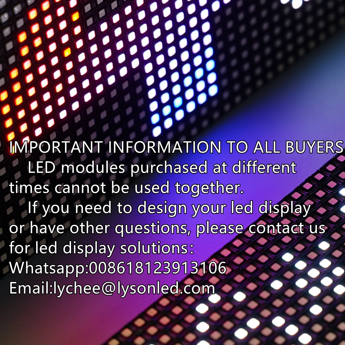 2PCS P5 Full Color Module Indoor Electronic Screen Conference Room Grande Screen Display LED Panel 320*160mm RGB 64x32 Dots-4