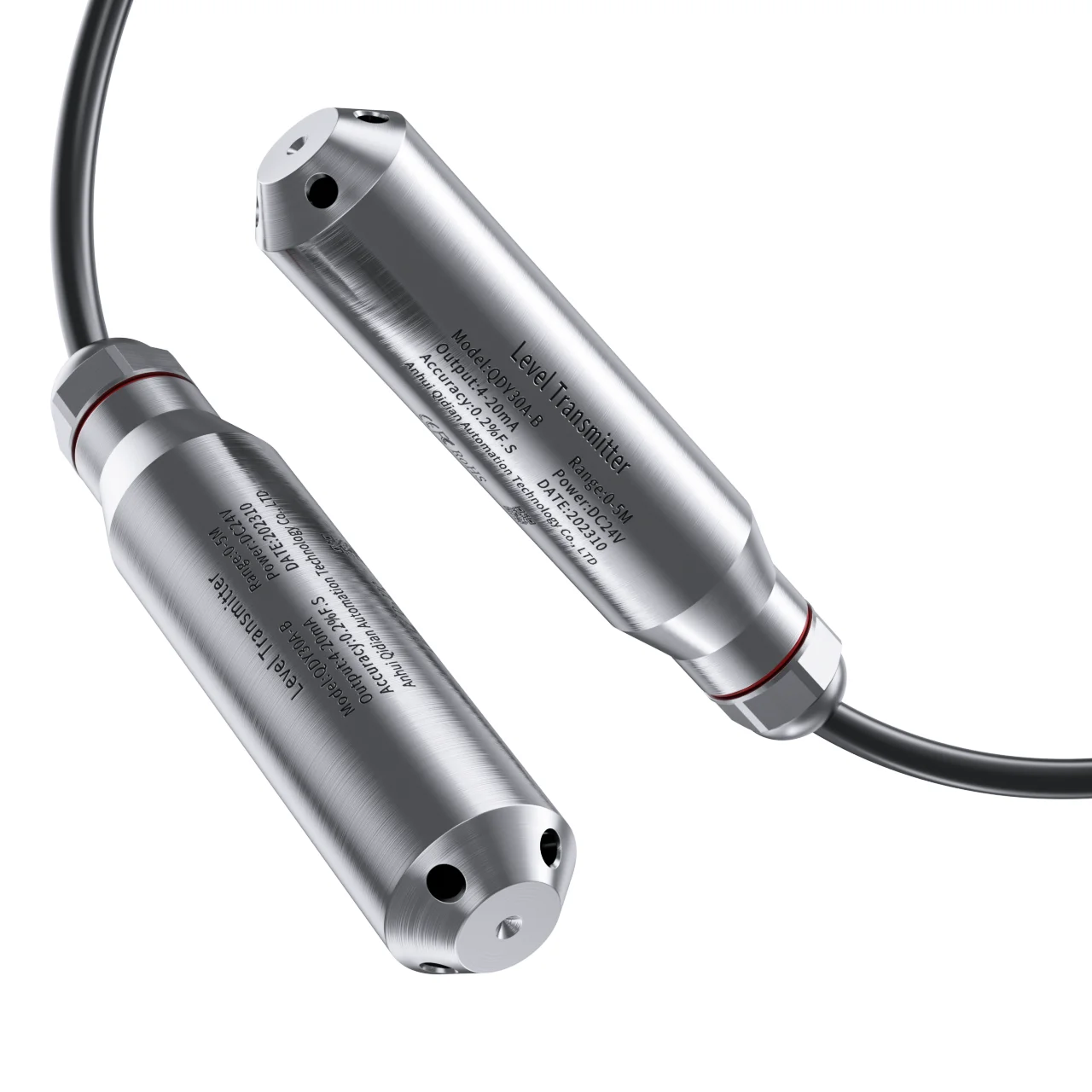 1m 2m 3m 5m Submersible Water Level Sensor tank 0-10V RS485 Level Sensor Transmitter-6
