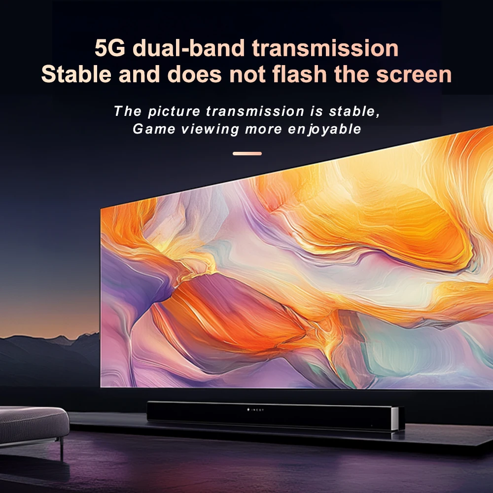 500M Wireless Extender The Content of Small Screens Such As Tablets/Laptops/Cameras Onto High-definition TVs/Monitors/Projectors-4