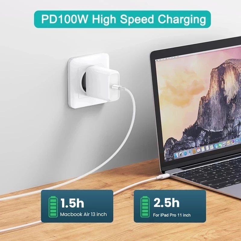 USB Cable PD100W USB C to Type C Fast Charger Cable for Xiaomi Samsung Huawei MacBook iPad 5A Mobile Phone Cord USB Cable Type C-2