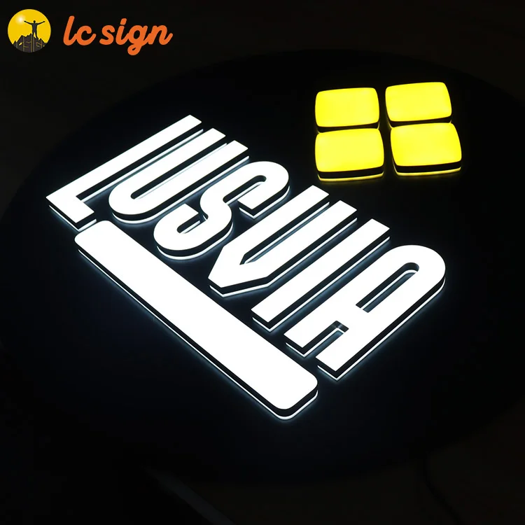 Custom Business Signs Led Signage Letters Led 3D Signs Company Brand Logo Outdoor Store Sign-5