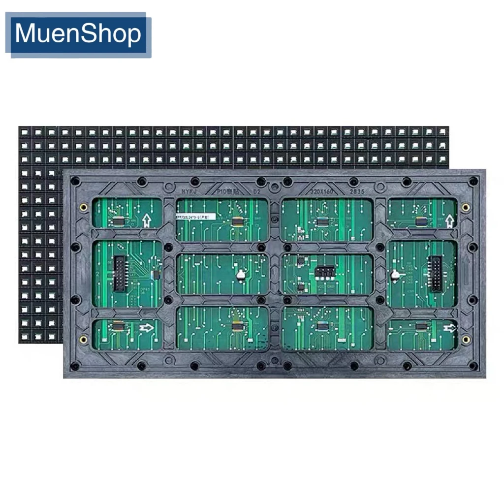 Free shipping P10 single Color SMD outdoor Led Screen Display 320X160mm 4Scan-2