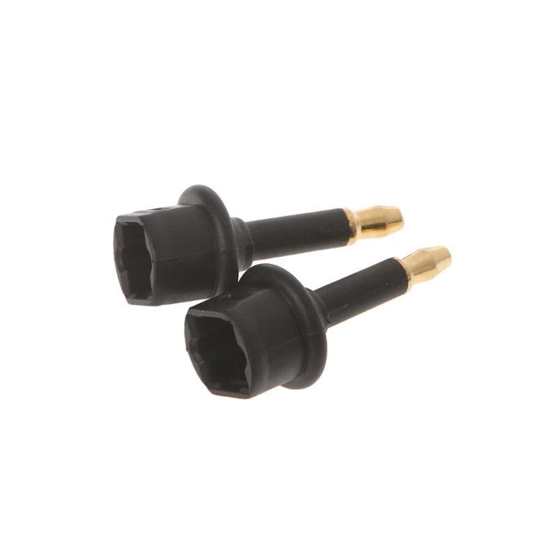 2 Pcs Toslink Female To 3.5mm Male Mini Plug Digital Optical Adapter Conve-4
