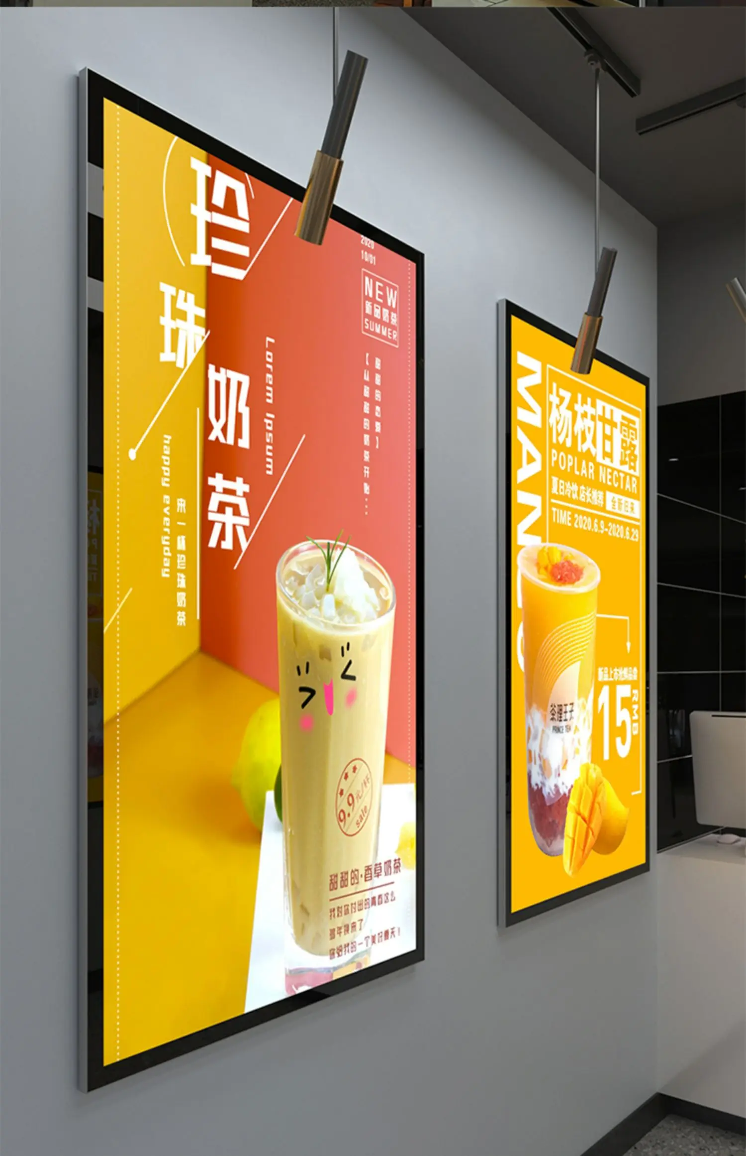 Aluminum Frame LED Signage Display Wall Mounted Magnetic Light Boxes-5