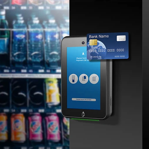 4G QR Code Android Unattended POS Cashless Payment MDB Wall Mounted Self NFC Payment Terminal for Vending Machine CM30-2