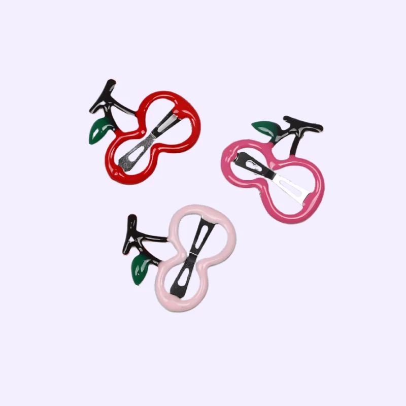 10pcs/lot Hot Sweetly Strawberry Fruit BB Hair Claw Side Clips for Women Girls Kids Hairpin Boutique Hair Accessories Headwear-5
