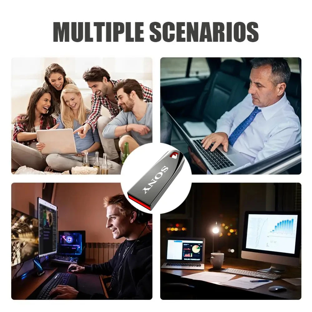 SONY Original Flash Drives 2TB USB 3.0 Mini High Speed Metal Pendrive 1TB Stick Portable Drive Waterproof Memoria Storage U Disk-2