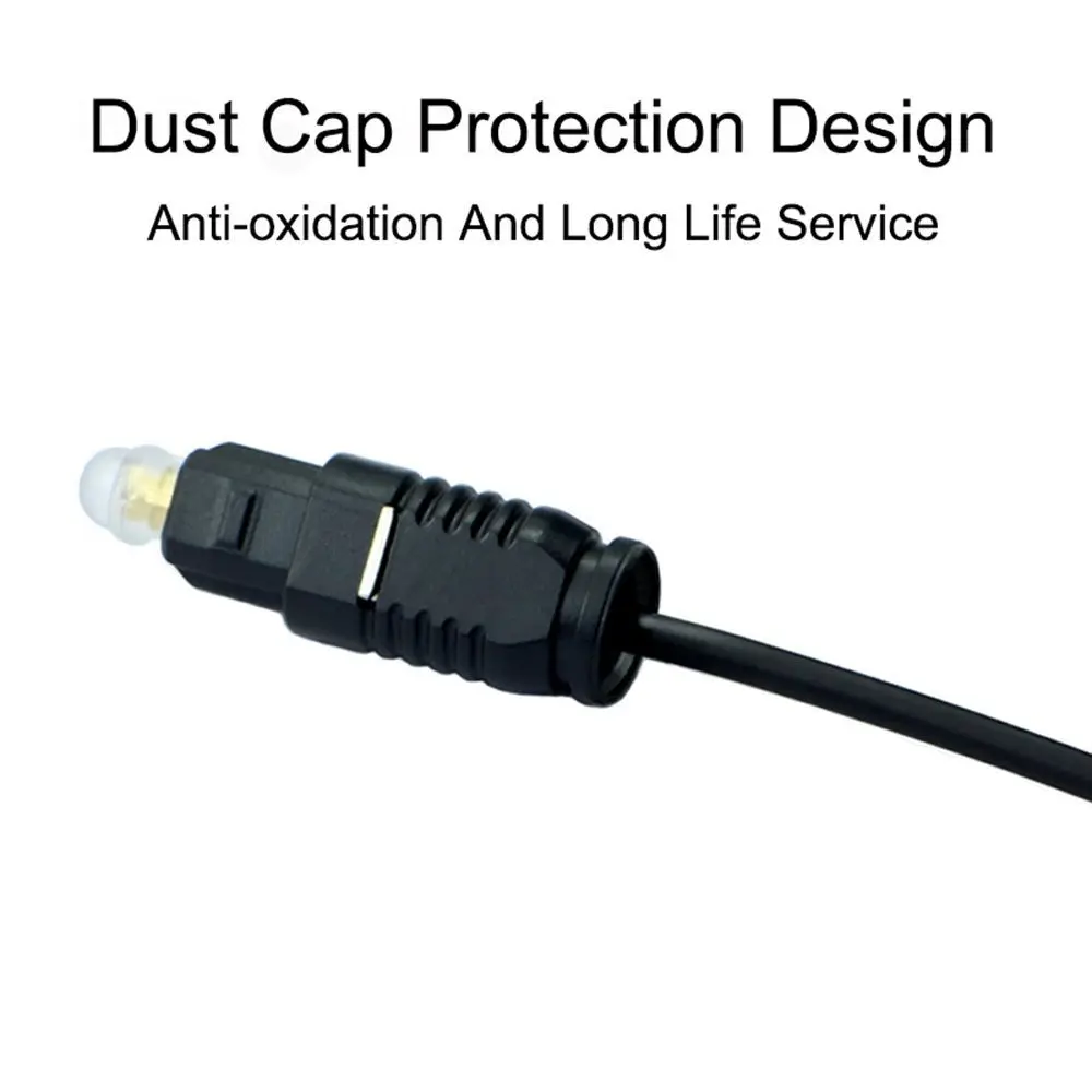 Optical Fiber Audio Cable Gold Plated Toslink Digital SPDIF Cable 1m 2m 3m 5m For Blu-ray CD DVD Player Xbox 360 PS3-5