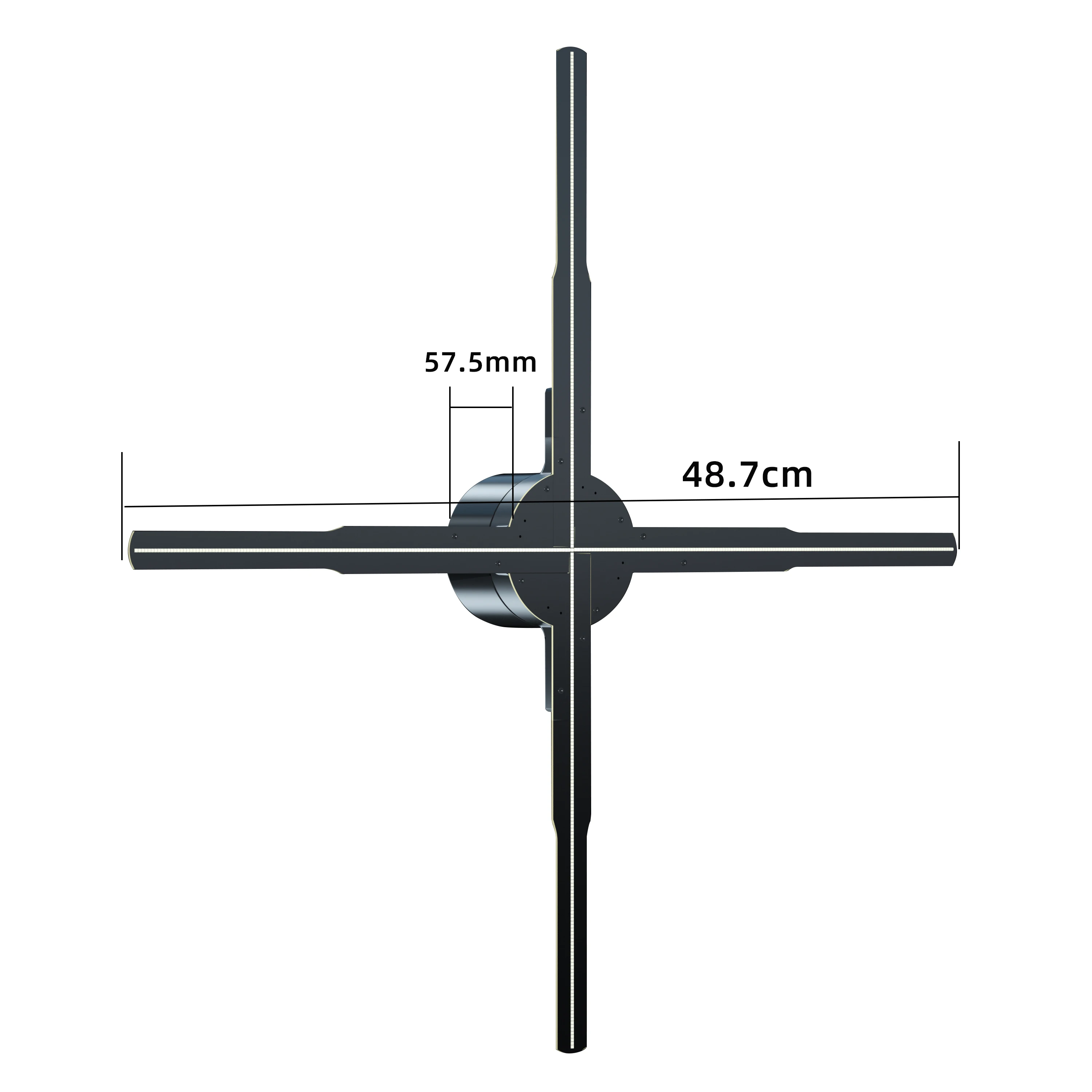 50cm 3D Fan Hologram Projector Wifi Display Advertising Logo Light Led Sign Holographic Lamp Three-Dimensional Projectors P50-5