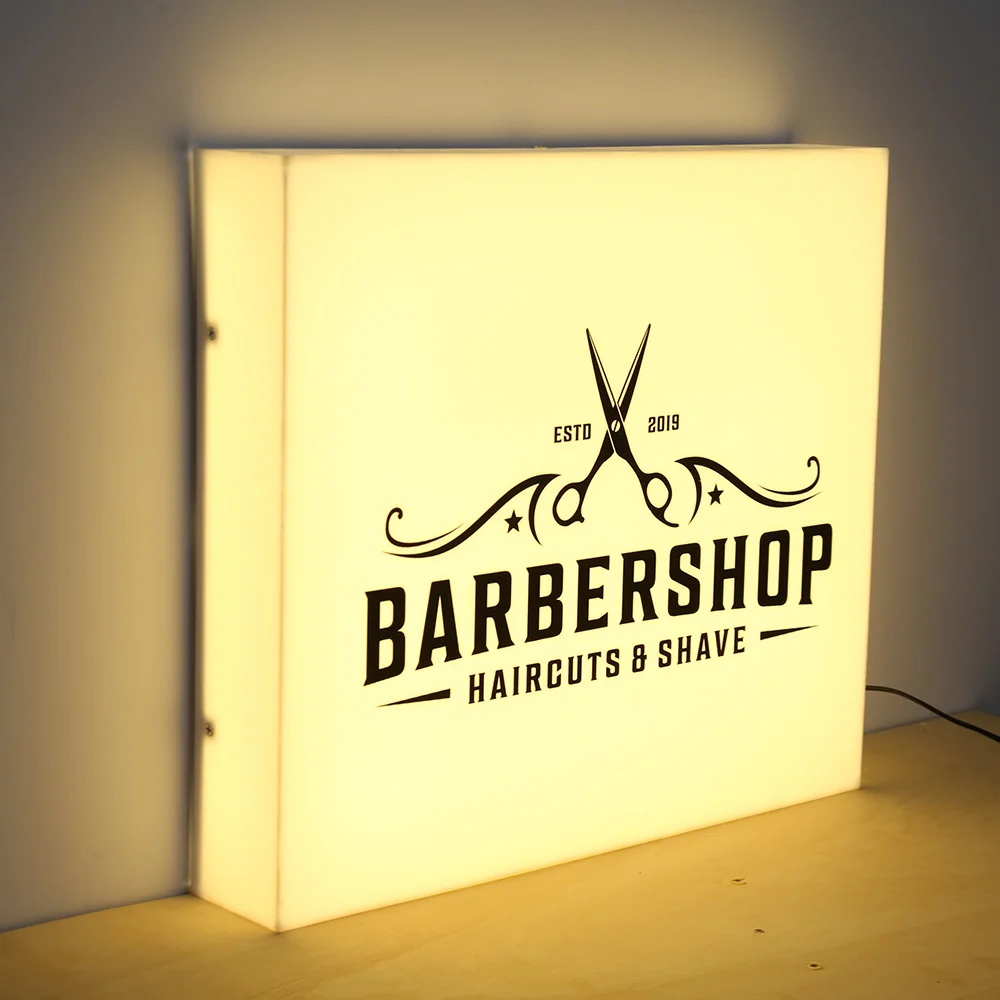 Business Signs Custom Light Sign for Company Shop Indoor Outdoor Wall Lamp Customised Signage Logo Signboard Advertising Ligting-3