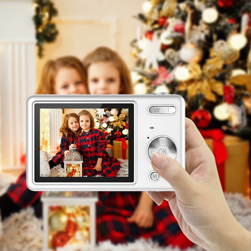 CCD 1080P Digital Camera 96MP Autofocus Vlogging Camera 16X Zoom Video Camcorder 2.4 Inch IPS Screen for Kid Adult Photography-2