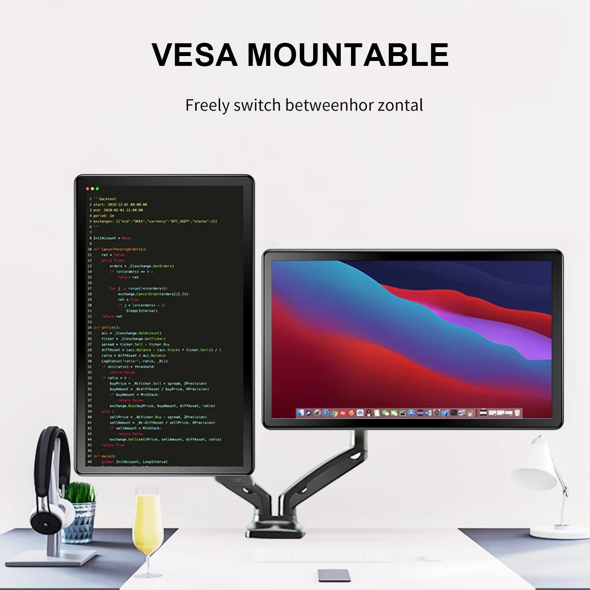 15.6 inch Touch Monitor Display 1080P FHD 1920*1080  Laptop Second Monitors Screen Support VGA USB AV HDMI Type-C USB VESA-2