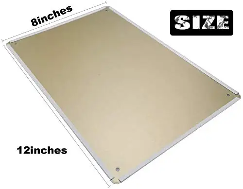 1p,Please Pay Here Metal Sign - Classic Bar and Restaurant Cashier Counter Display, Business Sign Store Policy Signage, 8x12 Use-2