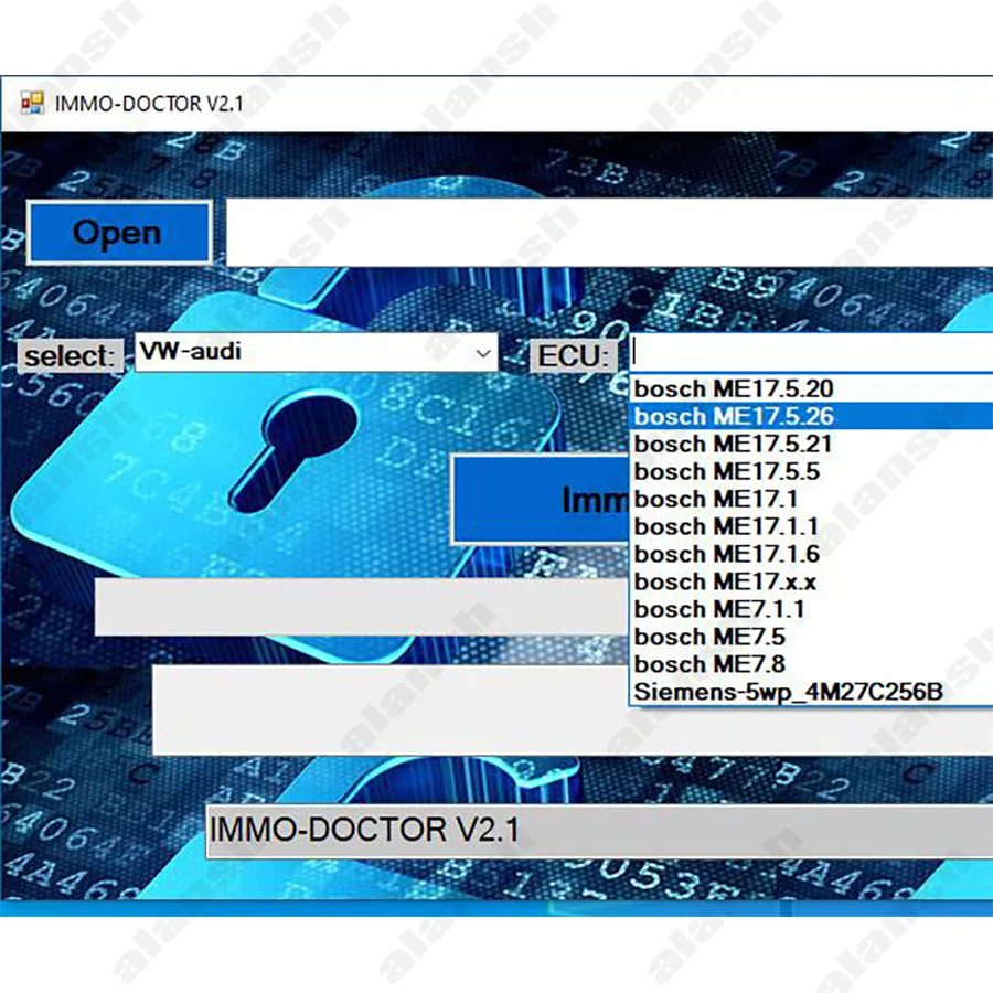 2024 IMMO DOCTOR V2.1 MULTI BRAND Immo Off Immo Delete Software for ME17 MH72 MH83 MH82 MEG17 MED17 EDC17-3